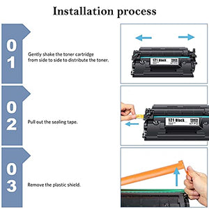 LITHYINK Compatible Toner Cartridge 121 CRG121 Replacement for ImageCLASS D1620 D1650 Printer (Black, 2-Pack)