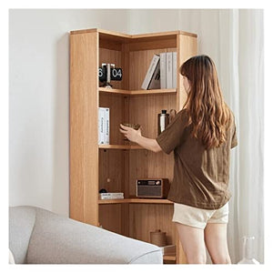 GLigeT Modern Simple Corner Bookshelf Display Cabinet