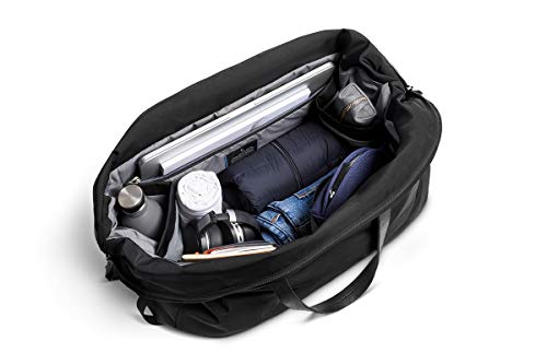 Bellroy Weekender (Duffle Travel Bag, Fits 13" Laptop, Internal Organization Pockets, Wide Mouth Opening) - Black