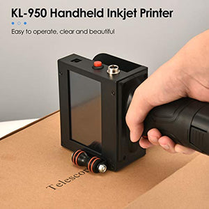 Kacsoo Handheld Inkjet Printer, Smart Portable Quick-Drying with 4.3 Inch Touch Screen, High Definition Label Printer for Trademark, Logo, Label, QR Code Print(Shiped in US, 5-10 Days Delivery)