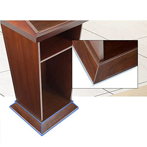 None Hardwood Standing Full Lectern