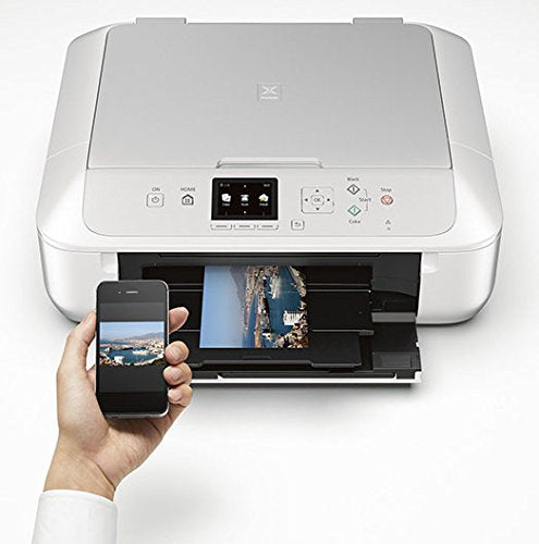 Canon MG5720 Wireless All-In-One Printer with Scanner and Copier: Mobile and Tablet Printing with Airprintcompatible, White