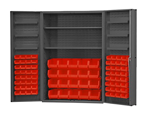 Durham DC48-842S6DS-1795 Bin Cabinet, 72" Overall Height, 48" Overall Width, Total Number of Bins 84