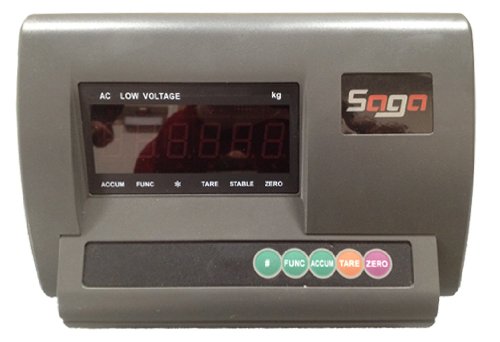 Mulit Capacity SAGA NEW 4 x 4 48" DIGITAL PALLET SHIPPING PLATFORM FLOOR SCALE W/INDICATOR, One Year Warranty Guarantee, BRAND NEW PALLET SCALE (5000lbs Capacity)