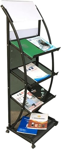 WEBERT Floor-Standing Magazine Rack Organizer Stand