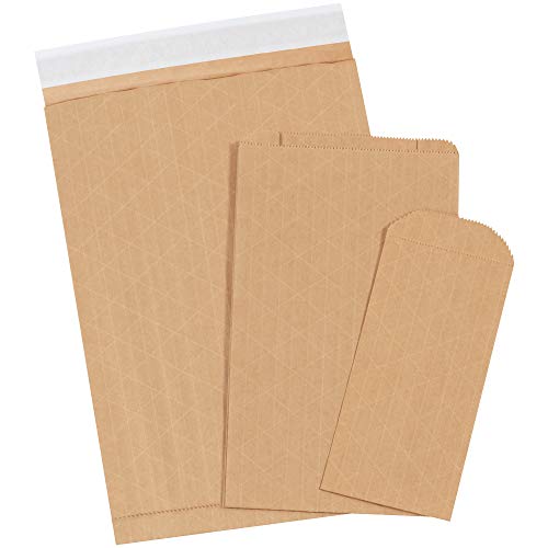 Aviditi Heavy-Duty Mailer, 7, 14 1/2" x 20", Kraft Brown, Reinforced Nylon Fibers for Tear Resistance, for Shipping and Mailing Items That Don't Require Extra Padding, Pack of 250