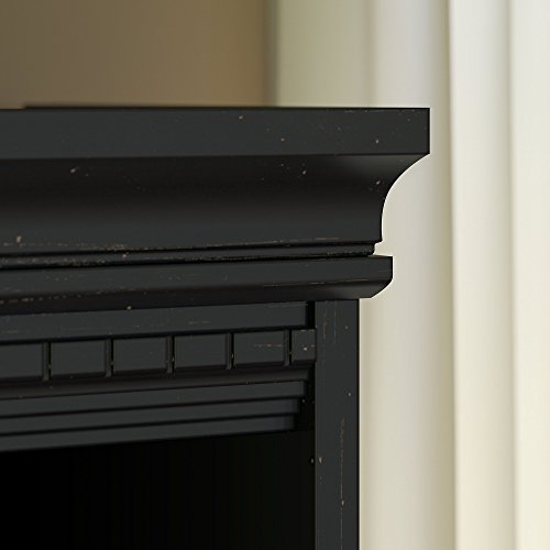 Bush Furniture Stanford 5 Shelf Bookcase in Antique black