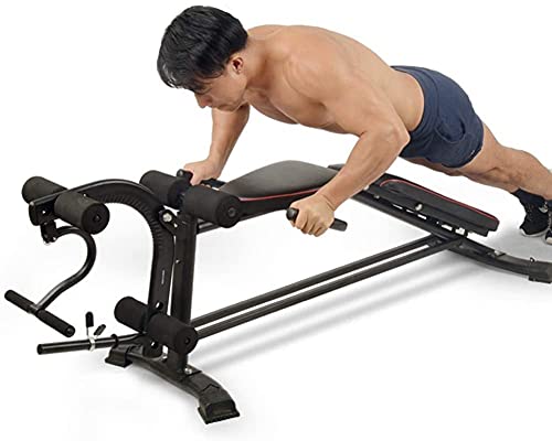 Byakns Men and Women Fitness Gym Weight Bench Press Strength Training Equipment SitUp Board Home Function Abdomen Abdominal Crunches Abdominal Muscle Board Fitness Thin Belly