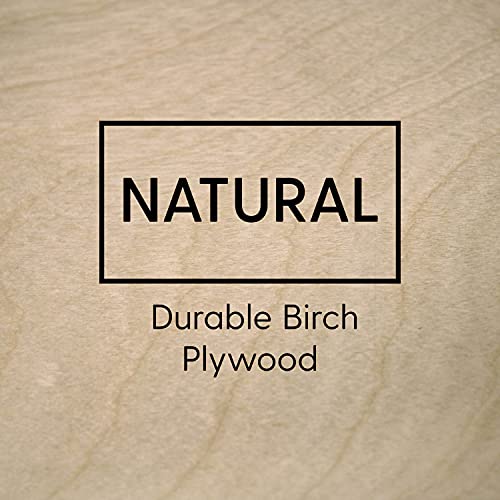 FDP Birch 5-Compartment Storage Cabinet 24 inch Height; Organize Books, Toys, Games, Art Supplies, Durable, Sturdy Furniture for Home, Daycare, Preschool, Montessori Classroom - Natural, 13133-NT