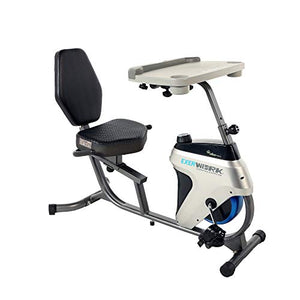 EXERPEUTIC 2500 Bluetooth 3 Way Adjustable Desk Recumbent Exercise Bike