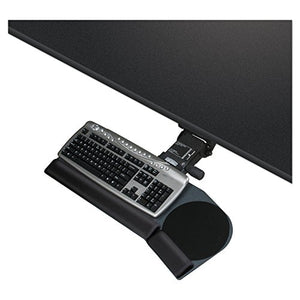 Kelly Computer Supply 69505 Lever Less Lift N Lock California Keyboard Tray, 28 x 10, Black