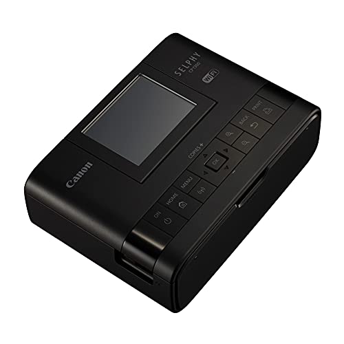 Canon SELPHY CP1300 Compact Photo Printer Battery Bundle (Black)