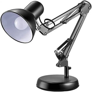 ELORES Swing Arm LED Desk Lamp for Office Dorm Room - Warm Light