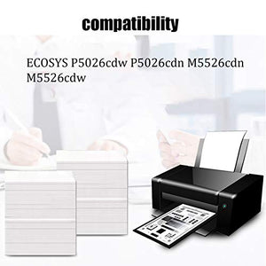 SSBY Compatible Toner Cartridge for Kyocera TK5240 Suitable for ECOSYS P5026cdw P5026cdn M5526cdn M5526cdw Printer 4colors