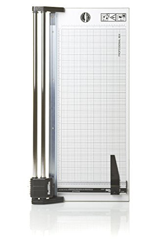 Rotatrim RC 24-Inch Cut Professional Paper Cutter/ Trimmer (RCM24) Precision Rotary Trimmer with Self-Sharpening Precision Steel Blades & Twin Chrome Steel Guide Rails