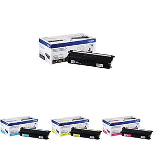 Brother Genuine Brother TN431 C/M/Y Color Toner (3) Pack. Includes (1) each TN431C, TN431M, TN431Y