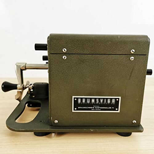 Amdsoc 1952's Large Hand Calculator - 18-bit Mechanical Sprocket - 17 x 30 x 24 cm