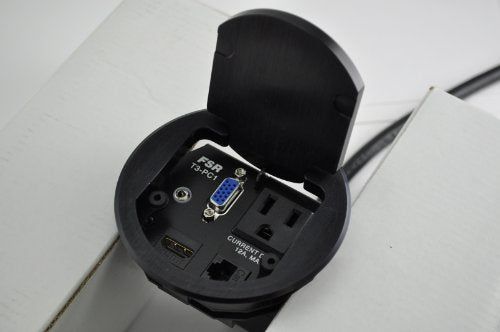 FSR Single Users Table Box - Round/Black (T3-PC1D-BLK)