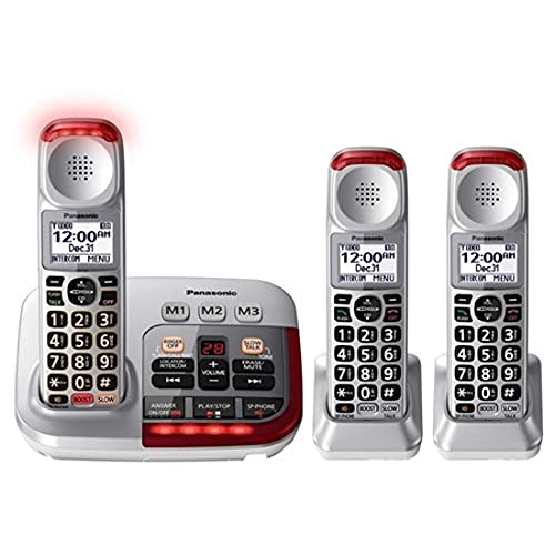 Panasonic Cordless Telephone with Answering Machine - 3 Handset