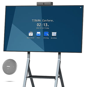 TIBURN Digital Whiteboard Flip Hub 55 Pro 4K UHD Smartboard