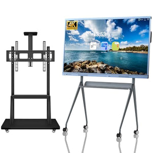 JYXOIHUB 55 Inch Smart Interactive Whiteboard with 4K HD Touch Screen, Android and Windows OS