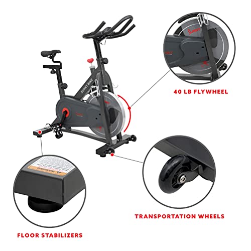 Sunny Health & Fitness Pro II Magnetic Indoor Cycling Bike - B1964