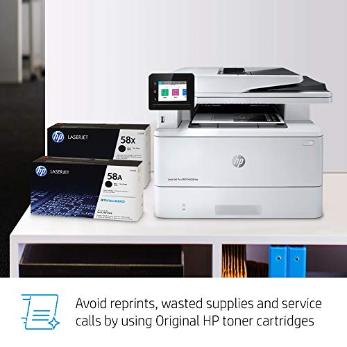 HP LaserJet Pro Multifunction M428fdw Wireless Laser Printer (W1A30A), White, One Size