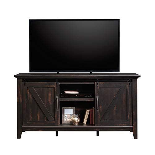 Sauder Dakota Pass Credenza for TVs up to 70" - Char Pine Finish