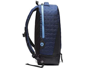 Nike Air Jordan Retro 13 Backpack Laptop Storage Shoe Pocket Bag (Navy Blue)