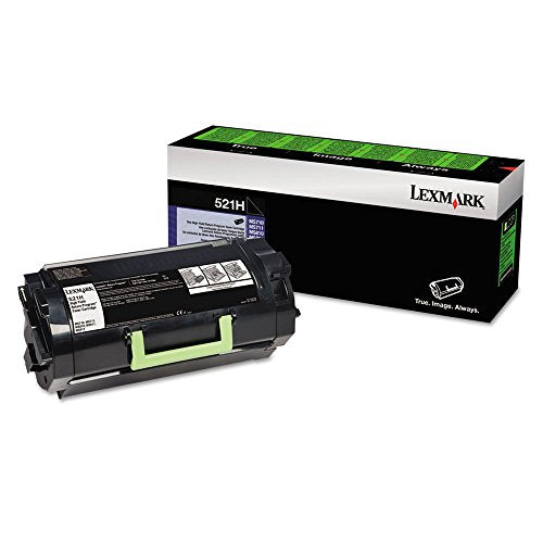 Lexmark (521H) 52D1H00 Black Toner High Yield (25,000 Yield)