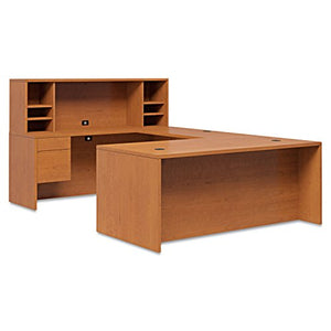 HON 10585RCC 10500 Series Right Pedestal Desk, 72 x 36, Harvest