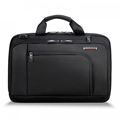 Briggs & Riley Verb-Contact Brief Briefcase, Black, Medium