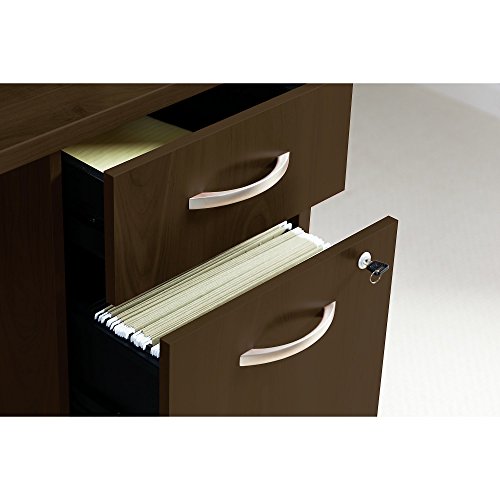 Bush Business Furniture Series C Elite 16W 3 Drawer Pedestal in Mocha Cherry