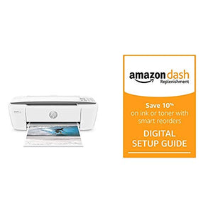 HP DeskJet 3755 Compact All-in-One Wireless Printer + Amazon Dash Replenishment Digital Setup Guide