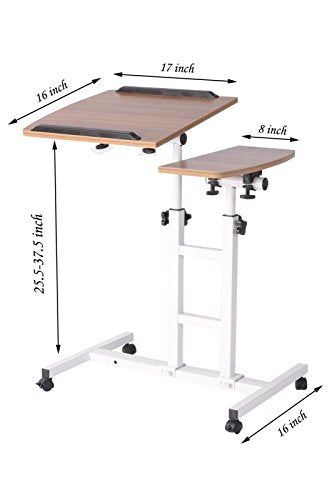 Generic Laptop Food Laptop Food rbed Table Wooden Tray Overbed Table Laptop Table Rolling p Laptop F Hospital Over Bed er Bed Tab Desk Top l Over Bed T