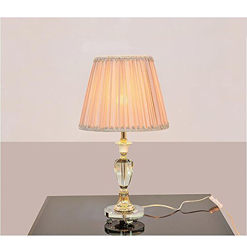 505 HZB Crystal Lamp Bedroom Bedside Lamp European Study Room Lamp