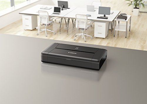 Canon IP110 Photo Printer, 9.0PPM, 50Sht Cap, 12-Inch x7-Inch x2-1/2-Inch, BK