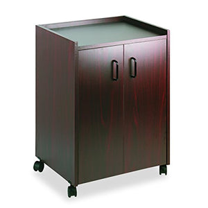 Safco Products 8953MH Mobile Refreshment Hospitality Center, Mahogany