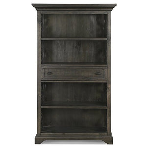 Beaumont Lane Weathered Peppercorn 4 Shelf Bookcase