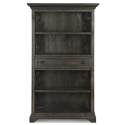 Beaumont Lane Weathered Peppercorn 4 Shelf Bookcase