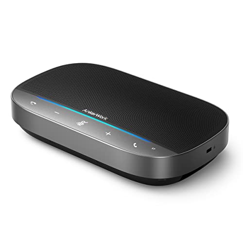 AnkerWork SR500 Conference Speaker with 8 Mics and AI Noise Cancellation