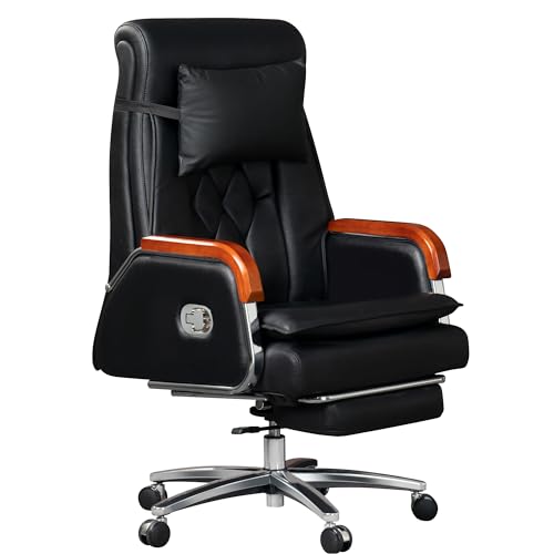 Kinnls Cameron Massage Office Chair with Footrest