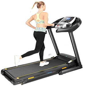 CAROMA Treadmill for Home, 3.0 HP Folding Treadmill with Incline, 300 lb Capacity Walking Running Exercise Machine with Smart Shock-Absorbing System, 9.0 MPH,12 Programs, Tracking Pulse, Calories