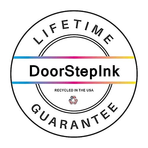 DoorStepInk Remanufactured in The USA Ink Cartridge Replacements for HP 728 300ml 4-PK B C M Y for Printers DesignJet T730 36-in Printer, DesignJet T830 24-in MFP, DesignJet T83036-in MFP