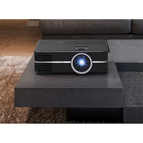Optoma UHD51A Amazon Alexa Enabled 4K Ultra High Definition Projector All in One Home Theater Bundle
