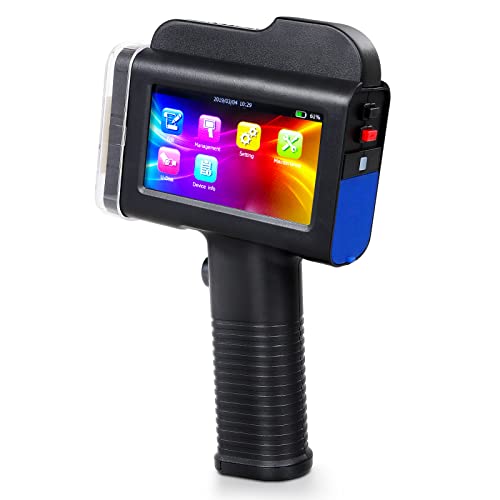 BENTSAI B35 One inch Handheld Inkjet Printer, Large Character Inkjet Printer, Up to 1"/25mm Print Height, Use for Both Water-Absorbing and Almost Any Porous Surfaces with Solvent Quick Dry Ink