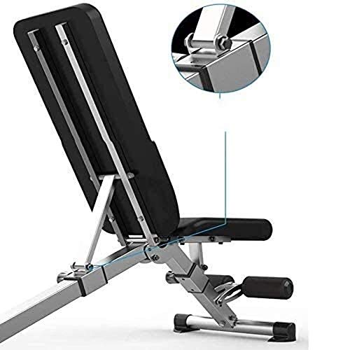 ZXNRTU Full Body Workout Adjustable Benches Home Gym Adjustable Weight Bench Foldable Workout Bench Sit Up AB Incline Abs Bench Strength Training Equipment