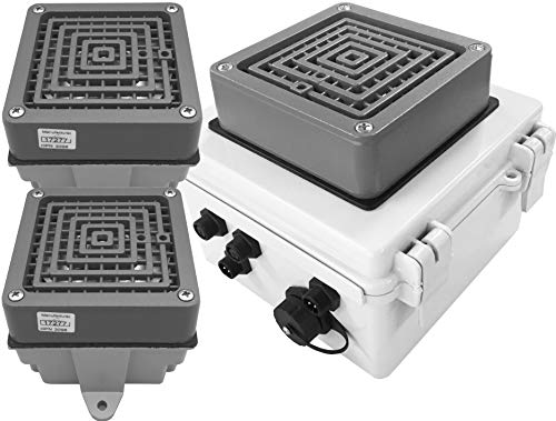 Netbell All-in-One Extra Loud Factory Break Buzzer System w/2 External Buzzers