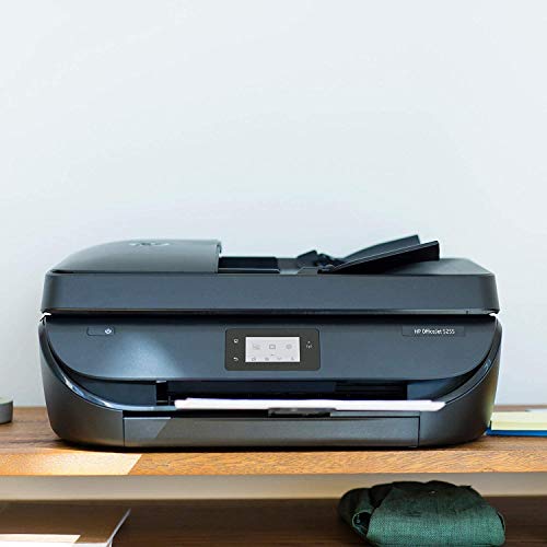 HP OfficeJet 5255 Wireless All-in-One Printer, HP Instant Ink, Works with Alexa (M2U75A), Black