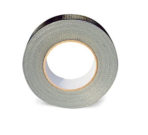 PSBM Black Duct Tape, 2 Inch x 60 Yards, 48 Pack, 7 Mil Thick, Heavy Duty Grade Adhesive for Repairing, Reinforcing, Patching and Sealing
